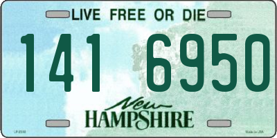 NH license plate 1416950