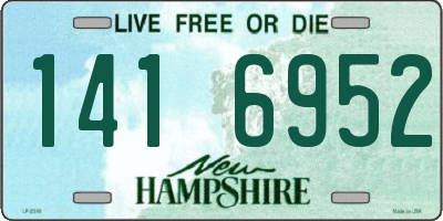 NH license plate 1416952