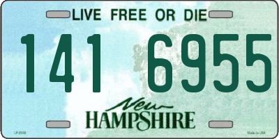 NH license plate 1416955
