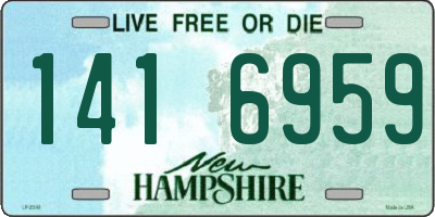 NH license plate 1416959