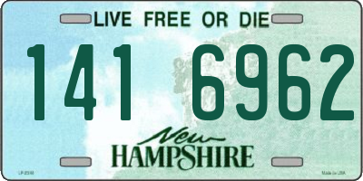 NH license plate 1416962