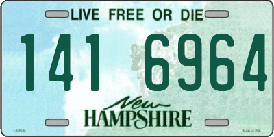 NH license plate 1416964