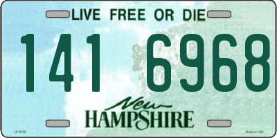 NH license plate 1416968