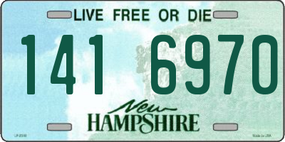 NH license plate 1416970
