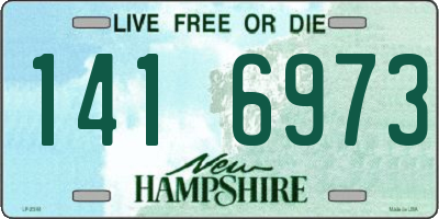 NH license plate 1416973