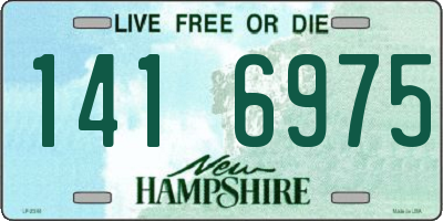 NH license plate 1416975