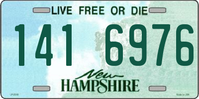 NH license plate 1416976