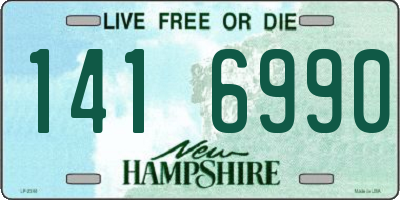 NH license plate 1416990