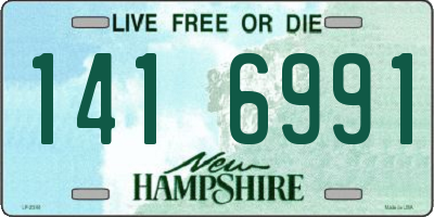 NH license plate 1416991