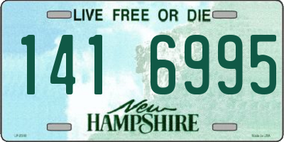 NH license plate 1416995