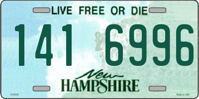NH license plate 1416996