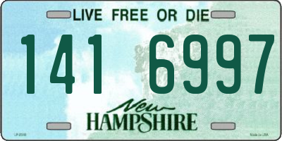 NH license plate 1416997