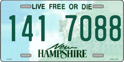 NH license plate 1417088