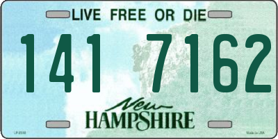 NH license plate 1417162