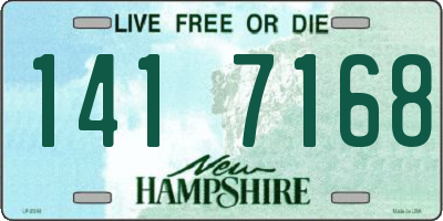 NH license plate 1417168