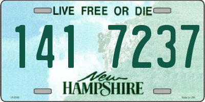 NH license plate 1417237