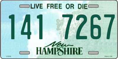 NH license plate 1417267