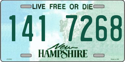 NH license plate 1417268