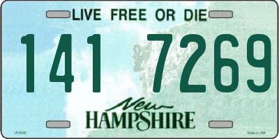 NH license plate 1417269