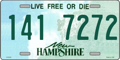 NH license plate 1417272