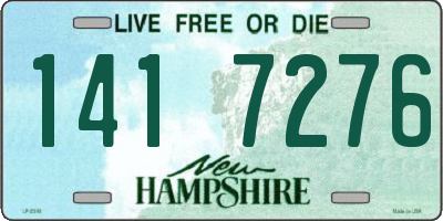 NH license plate 1417276