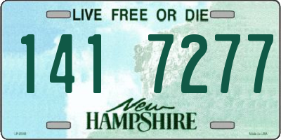 NH license plate 1417277