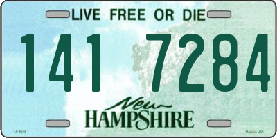 NH license plate 1417284