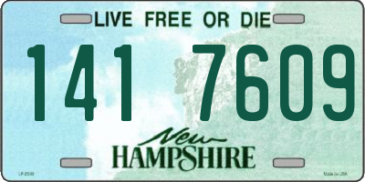 NH license plate 1417609