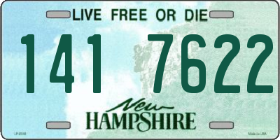 NH license plate 1417622