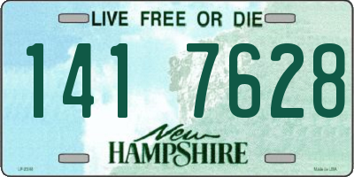 NH license plate 1417628
