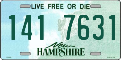 NH license plate 1417631
