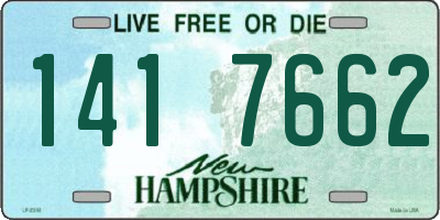 NH license plate 1417662