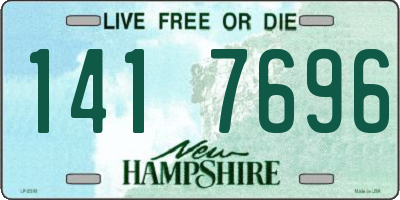 NH license plate 1417696