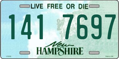 NH license plate 1417697