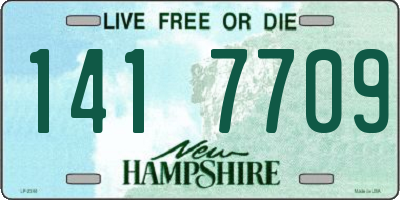 NH license plate 1417709