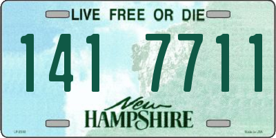 NH license plate 1417711