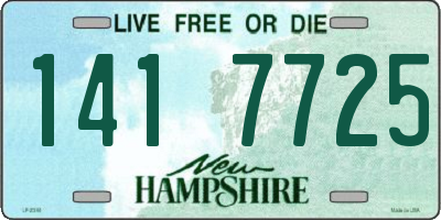 NH license plate 1417725