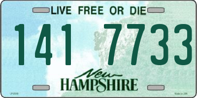 NH license plate 1417733