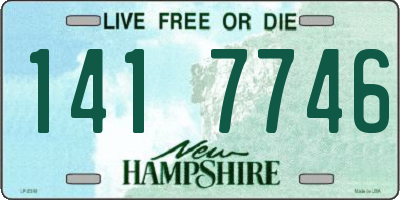 NH license plate 1417746