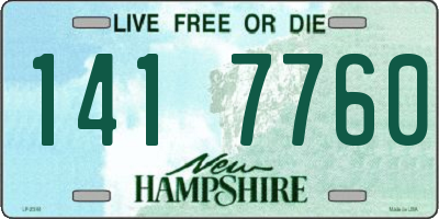 NH license plate 1417760