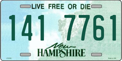 NH license plate 1417761