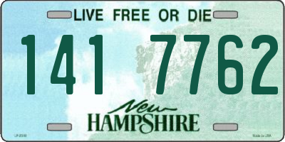 NH license plate 1417762