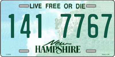 NH license plate 1417767