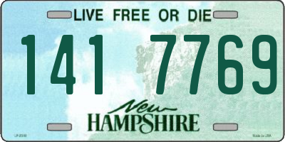 NH license plate 1417769