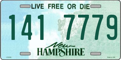 NH license plate 1417779