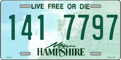 NH license plate 1417797
