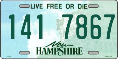NH license plate 1417867