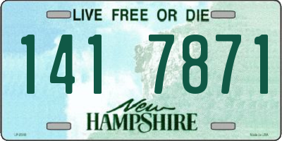 NH license plate 1417871