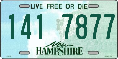 NH license plate 1417877