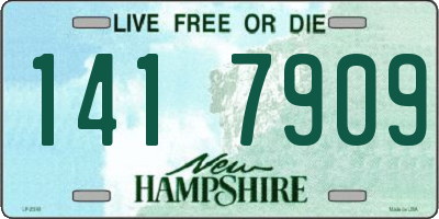 NH license plate 1417909